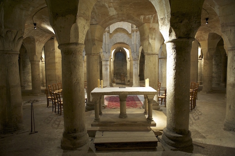 Saint-Bénigne de Dijon, crypte, déb. XIe s. (© Pierre Boucaud)