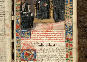 Abbesse_benedictine_priant_sainte_Scholastique_1
