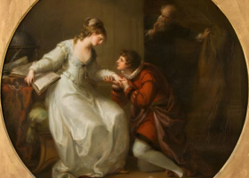 Abelard demande la main d_Heloise