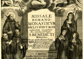 Frontispice_Missel_Romain_pour_la_regle_benedictine