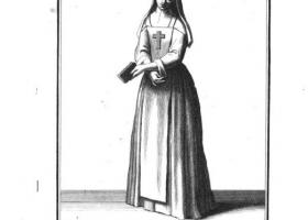 Pensionnaire_Port-Royal__habit_de_choeur__Hélyot