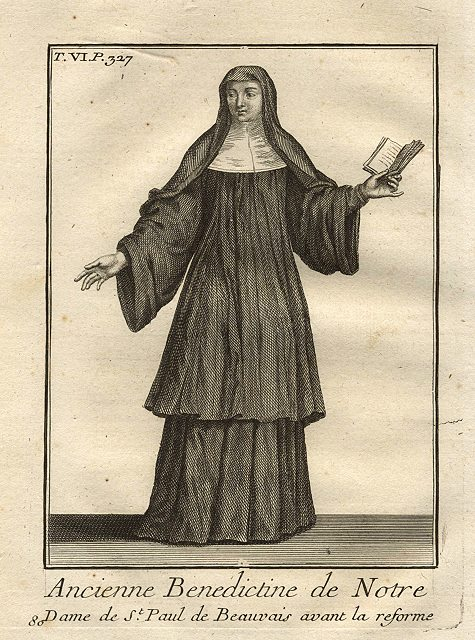 Benes_de_St_Paul_de_Beauvais_avant_la_reforme__Helyot