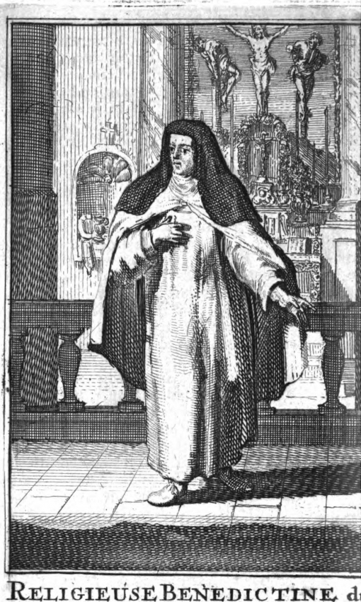 Bonnani__religieuse_bénédictine_calvaire