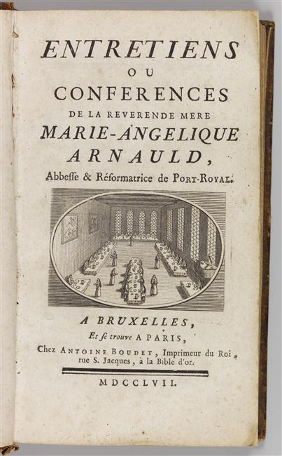 Frontispice_Conférences_Angélique_Arnauld_1758
