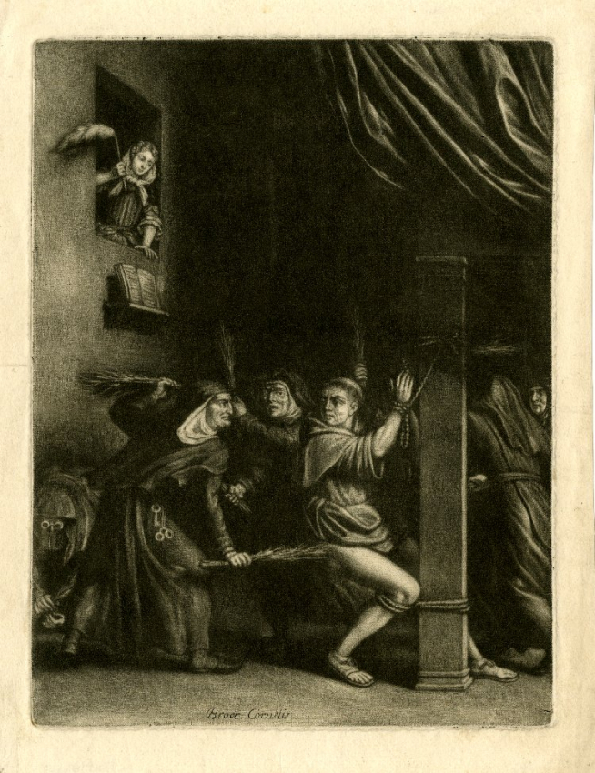 Les_lunettes__le_moine_fouette__Cornelis_Dusart