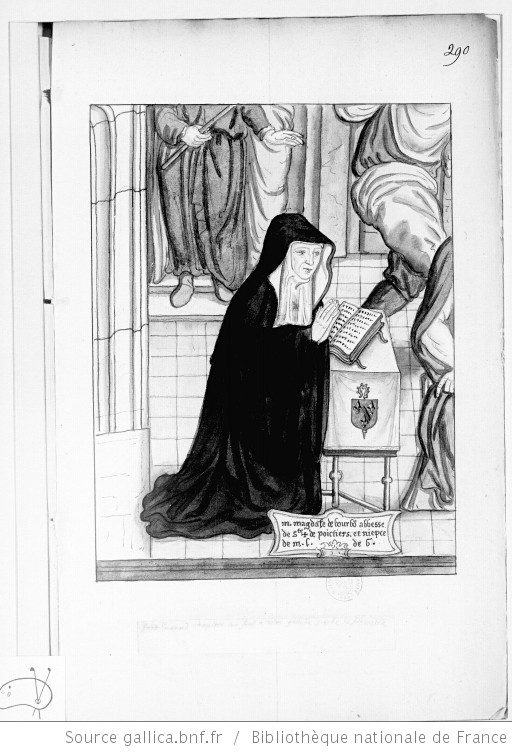 Madeleine_de_Bourbon__dessin_fresque_Gaignieres.