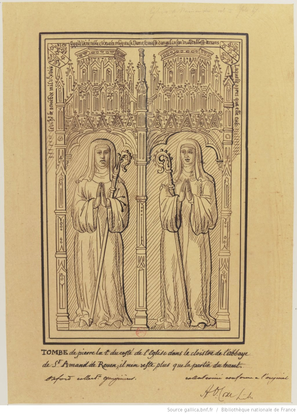 Thomasse_et_Isabelle_Daniel__abbesses__St-Amand_de_Rouen.