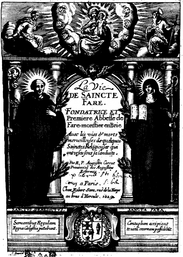 Vie_de_sainte_Fare__frontispice