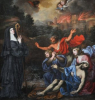 Sainte_Angadreme_devant_la_ville_en_flammes